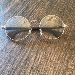 Cute Round Rosegold Vintage Glasses